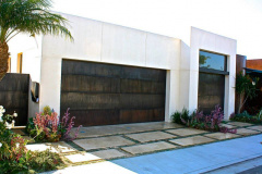 Contemporary house, with travertine big slabs and copper gates, very unique